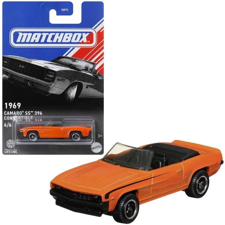 COCA COLA MATCHBOX 1969 Chevy Camaro SS-396 échelle 1/64 jouet moulé sous pression voiture neuf