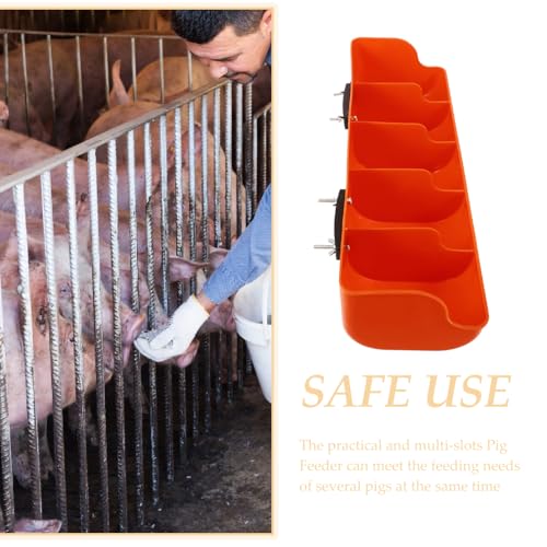 Toddmomy Calha De Alimentação De Plástico Alimentador De Cabra Para Alimentador De De Porco De Grãos