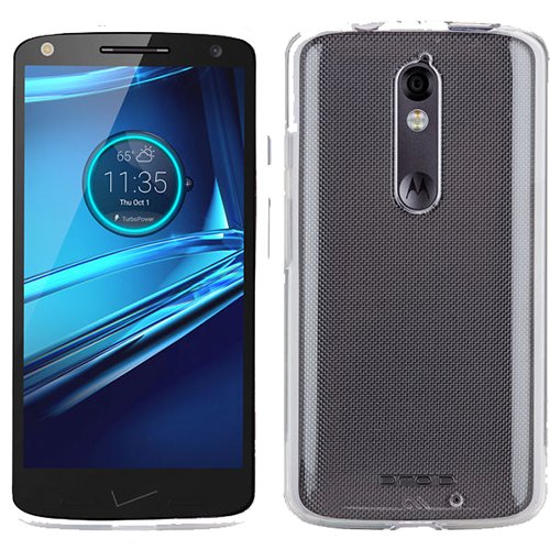 Case-Mate Carrying Case For Motorola Droid Turbo 2 - Retail Packaging - Clear #TOP4