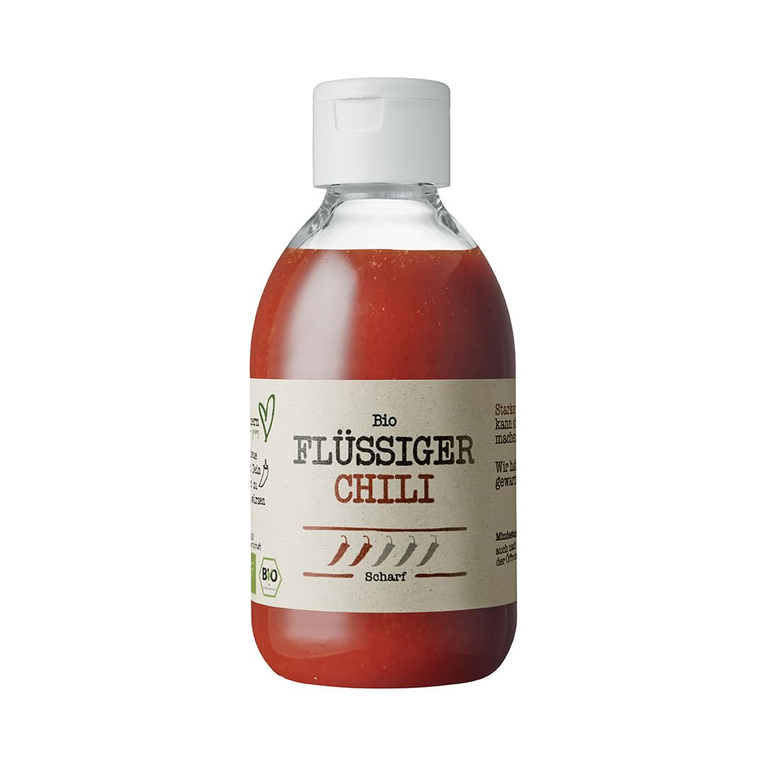 Northern Greens - Flüssiger Chili, Bio zum würzen Squeezebottle 240g, Menge:6 Stück