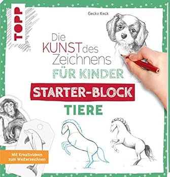 Paperback Die Kunst des Zeichnens für Kinder Starter-Block - Tiere Book