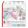 Marabu Chalky Chic 02610000087 Set met 5 x 100 ml dekkende, matte krijtverf, op waterbasis, doseerdop, rollen, verven en…