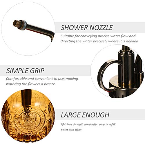 Hemoton Garrafa de Spray de Vidro para Planta de Vidro Regador Regador Retro Chaleira Bomba de Mão G