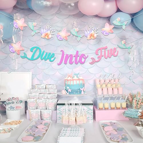 Kit anniversaire sirène sous la mer pour décorer facilement