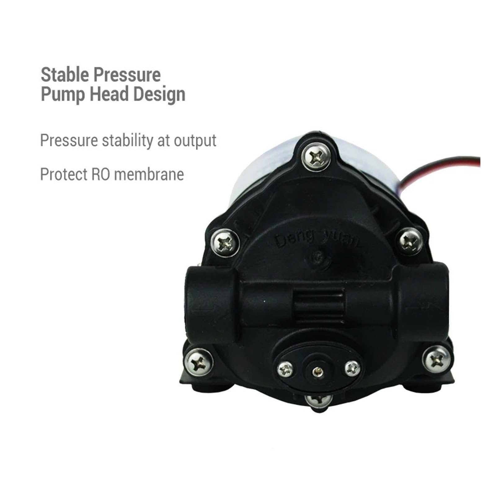 Pompa booster autoadescante for acqua RO da 100 Gpd nel sistema di osmosi inversa for pozzo, serbatoio di stoccaggio Sotto il lavandino