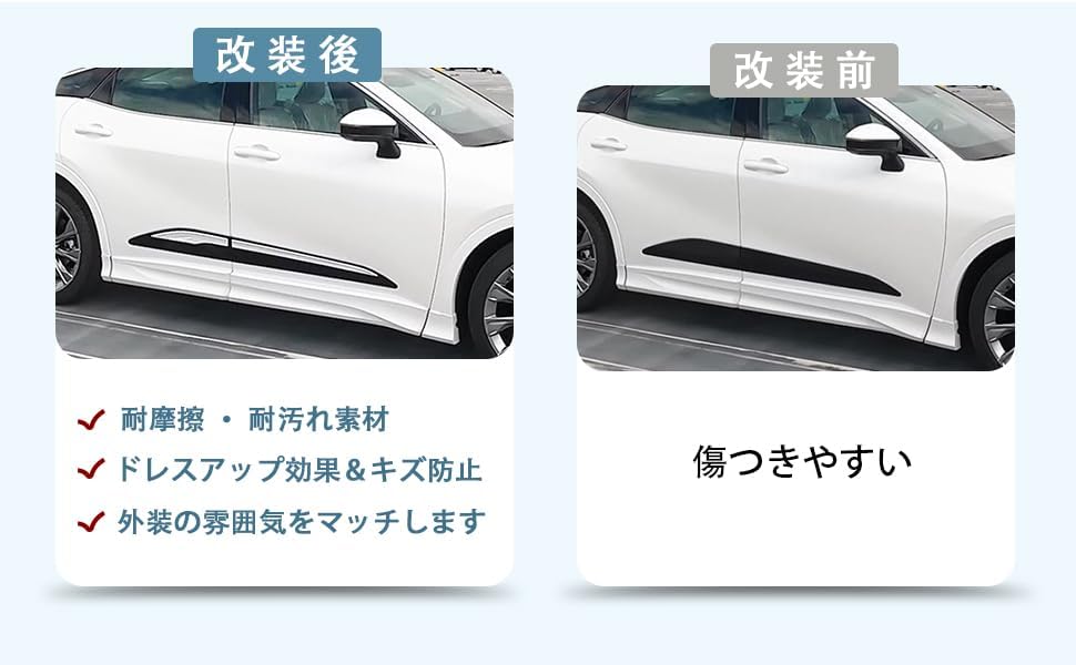 新型クラウンクロスオーバー CROWN CROSSOVER TZSH35 AZSH35 専用 サイド ドア モール ドアトリム ガー