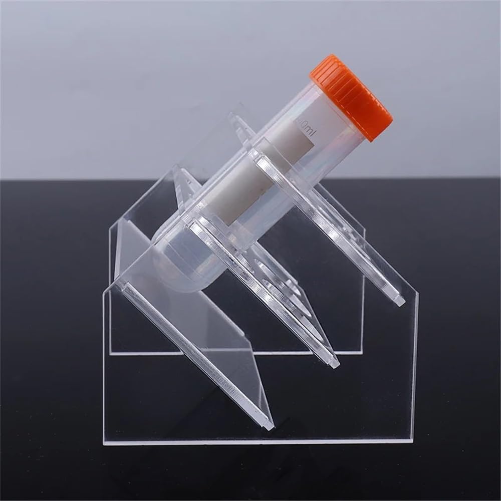 ガラス製品 実験器具 アクリルディスプレイスタンドシェルフ チューブ用 透明収納ラックホルダー チューブラック 6 8 10 15ウ
