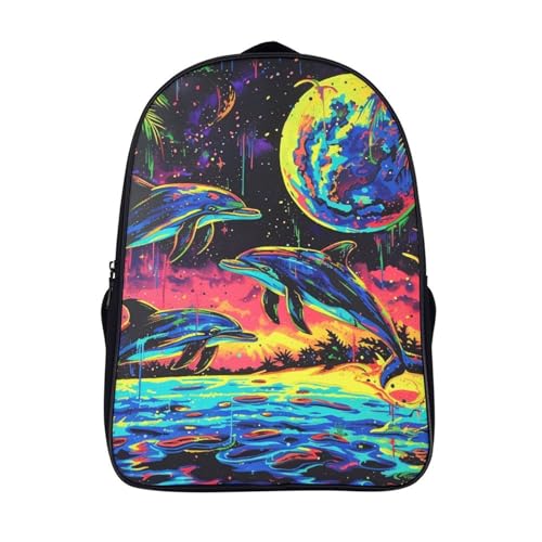 Sac à dos ajustable dauphin 3D cadeau parfait école garçons et filles