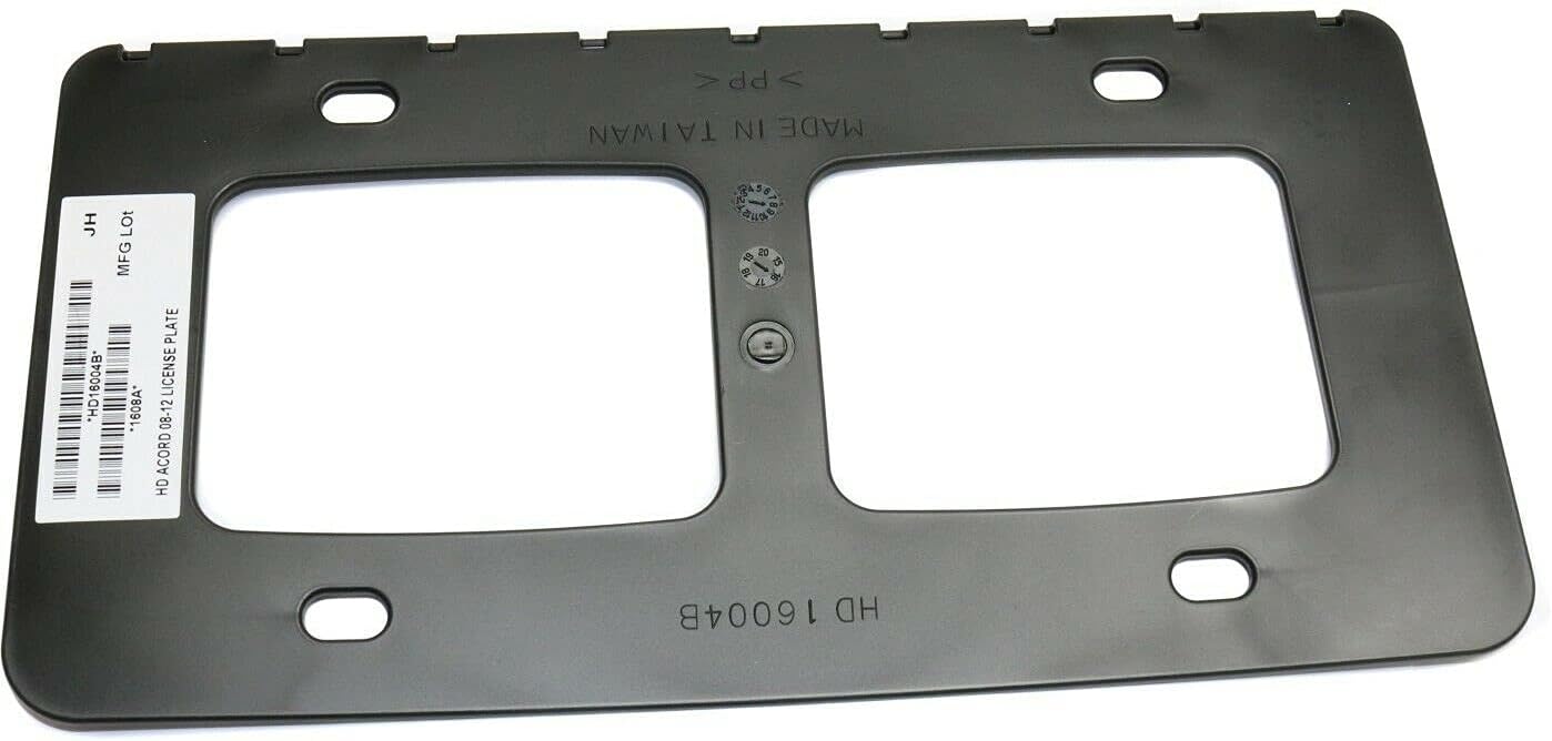 I-Match Auto Parts Front License Plate Frame Bracket Tag Holder Replacement for 2003-2007 Honda Accord Sedan 71145S5AA02 HO1068120