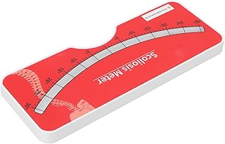 Scoliosis Measuring Tool, 0‑30° Testing Range Scoliosis Portable Medical Evaluation, Measuring and Testing Meter for Diagnosis of Back and Spine Scoliosis Adults or Children Measuring Spinal Alignment