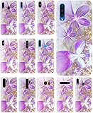 CoverHeld Hülle für WIKO Robby Handyhülle Design 1000 Blume Lila Gold Weiß aus flexiblem Silikon SchutzHülle Softcase HandyCover Hülle für WIKO Robby