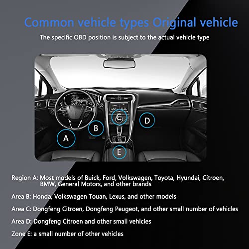 Haobo Right Angle 30Cm/12 Obd Splitter Adapter, Obd Ii Splitter Extension Cable Male To Dual Female Y Cable, 16 Pin Cable Male To Dual Female Cord Adapter #TOP5