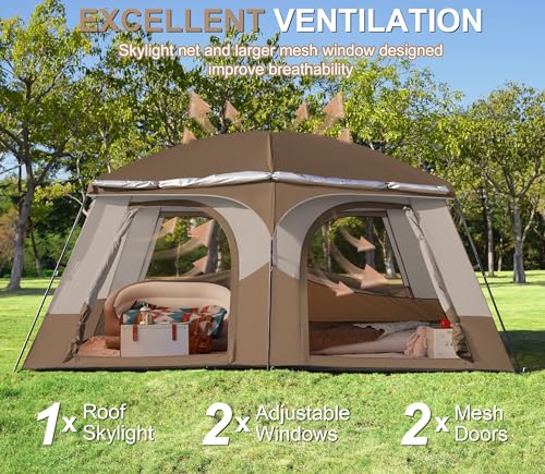 Vidalido 8-10 Person Tent with Vestibule