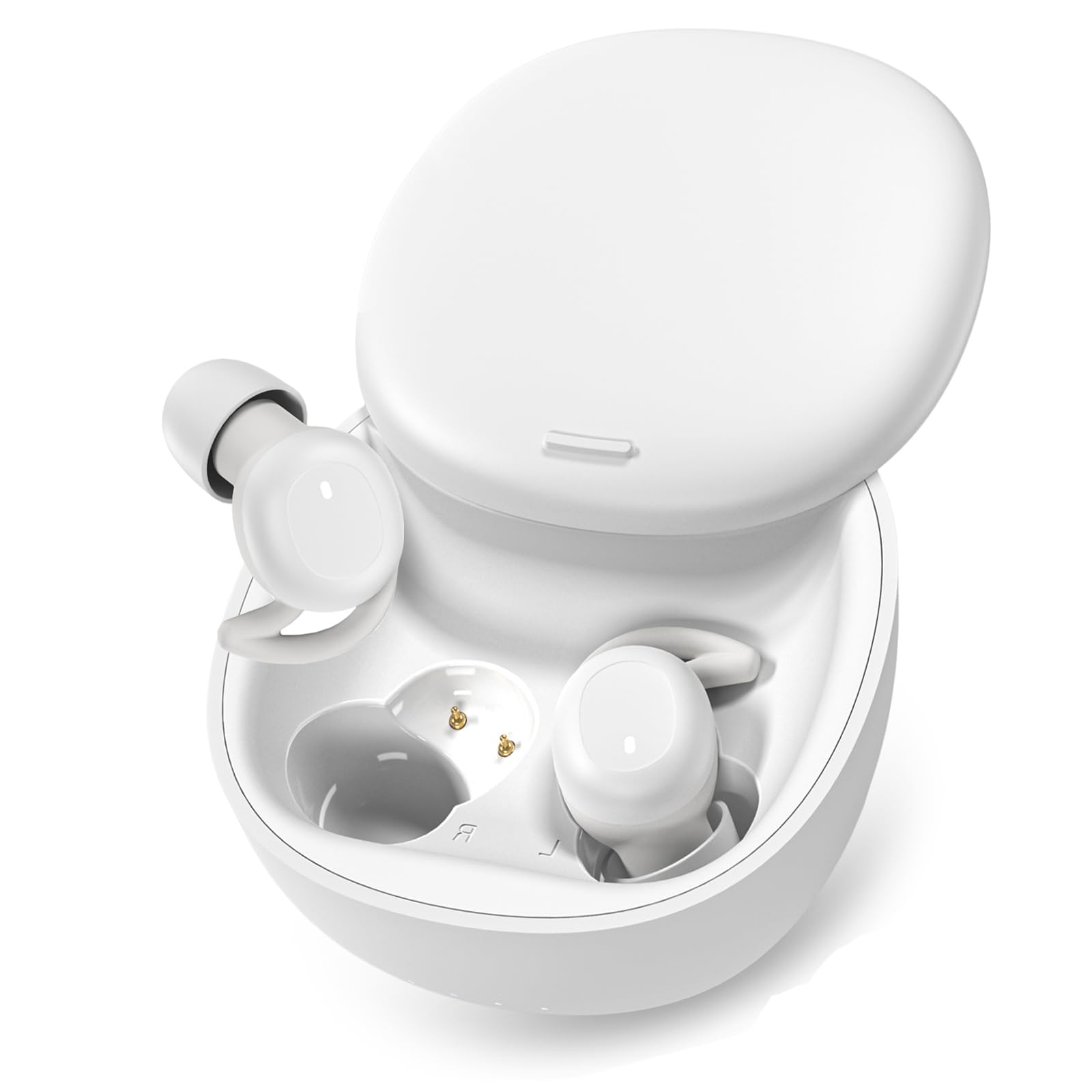 DamipowSleep Earbuds with Bluetooth 5.3 Enabled, Compact, Light, with Physical Noise Reduction. S, M, L Three Ear caps are Available, Travel and Sleep, The Best Choice for Work