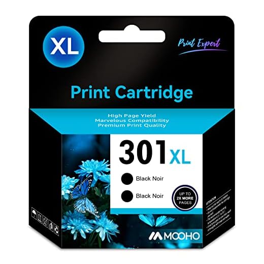 MOOHO Remanufacturado para HP 301XL 301 Cartuchos de Tinta Reemplazo para HP DeskJet 1000 1010 1510 1512 2050 2050a 2540 3000 3050 Envy 4500 4502 4505 5530 Officejet 2620 2621 2622 4630 (2 Negro)