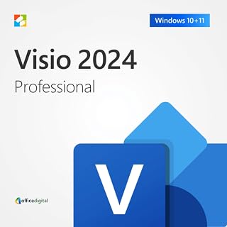 Visio 2024 Professional (Latest Version) - Retail Product License Key | 1 User/PC/Laptop (Lifetime Validity) | Quick Deliv... Price In India