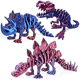 Matériau: ce modèle de dinosaure est fabriqué en PLA, avec des couleurs vives, une structure solide, pas facile à déformer ou à endommager, et peut être stocké et exposé pendant une longue période