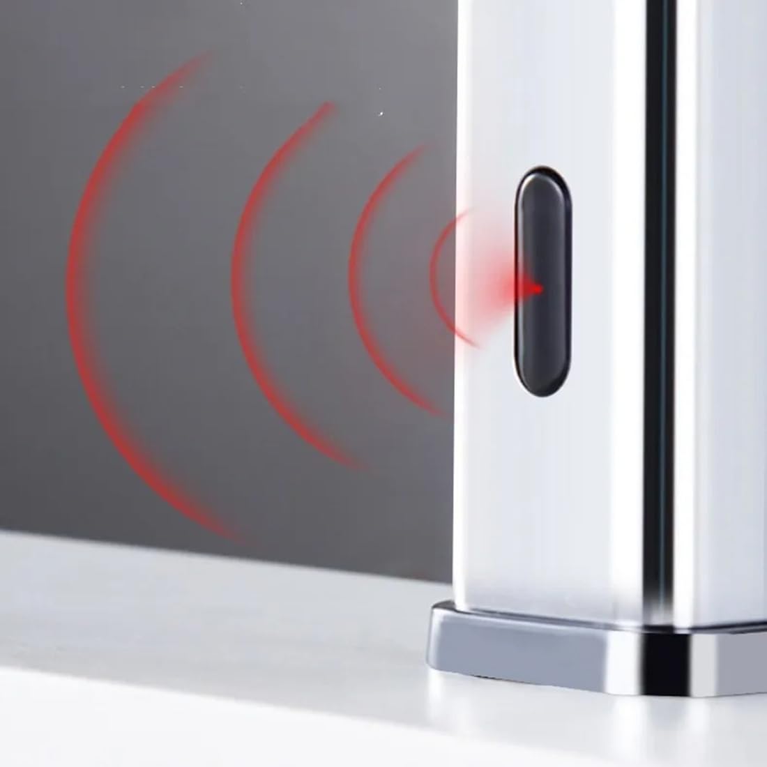 Grifo de Baño Sin Contacto, para Lavabo, Inodoro, con Sensor de Movimiento Infrarrojo, Grifo Cuadrado Automático Inteligente para Montaje en Cubierta.