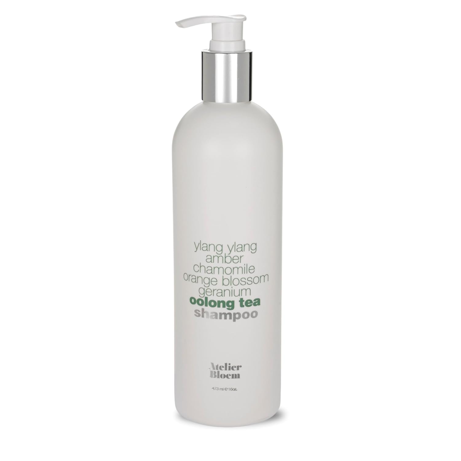 Atelier Bloem Oolong Tea Hydrating Shampoo - 16 oz. - Hotel Collection - Bath & Body - Ylang Ylang, Amber, Chamomile, Orange Blossom, Geranium
