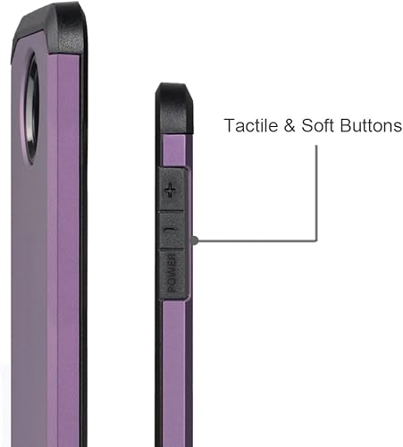 Miniatura 4 de Moto Z2Force Caso ArmorBox Dual Layer híbrido prueba de golpes Rugged Case de Protección para Motorola Moto de J  D Z2Fuerza Púrpura