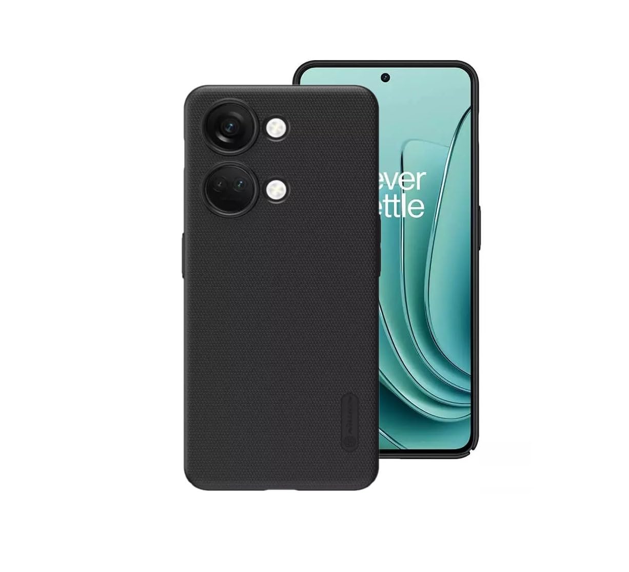 Case for OnePlus Nord 3 5G, OnePlus Ace 2V Cover,Super Frosted Shield Pro Matte All-Round Protection Anti-scratch Slim Anti-fall Luxury PC Hard Protection Back Cover for OnePlus Nord 3 5G/Ace 2V Black