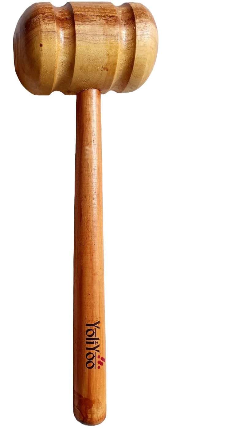 Yoliyoo Cricket Bat Double Side Knocking Wooden Mallet (Hammer), Natural Colour Pack of 1 (B0D9DPXTNR) Amazon Price History, Amazon Price Tracker