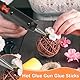 TNOMSNO Heißklebepistole, 20W Heissklebepistole mit 60 Stück Heißklebesticks 7mm x 100mm Mini Heißklebepistolen Klebepistole Set, Klebepistole für DIY, Handwerk und Schnelle Reparaturen