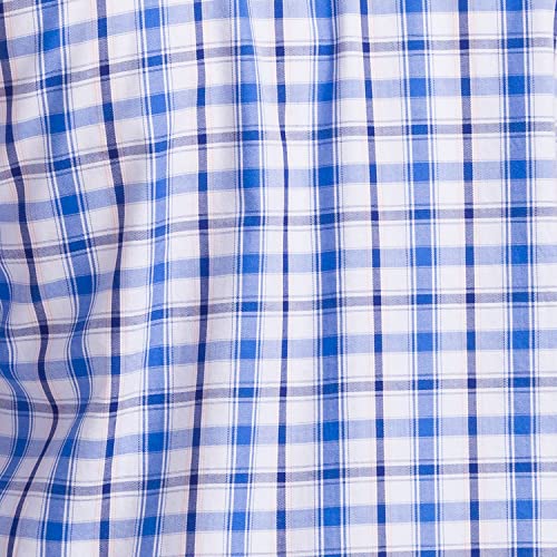 Image of Parx Cotton Medium Blue Casual Shirt for Men