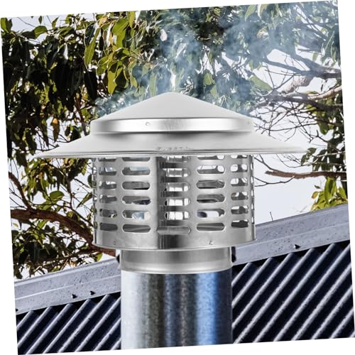 Tapa de chimenea de acero inoxidable para evitar entrada de agua en tejados 7