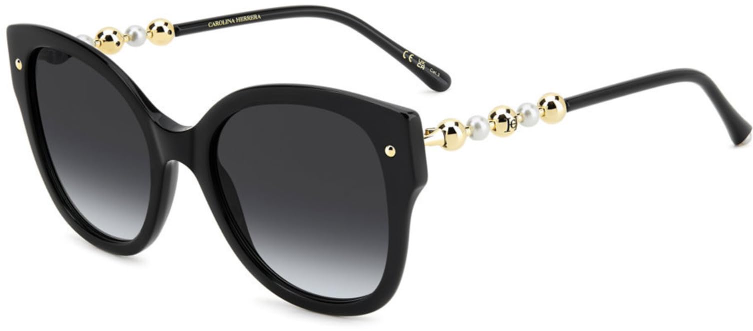 GAFAS CAROLINA HERRERA - Modelo: HER 0318/S_ C: BLACK/Eye size: 55 - Rozmiar mostka: 21