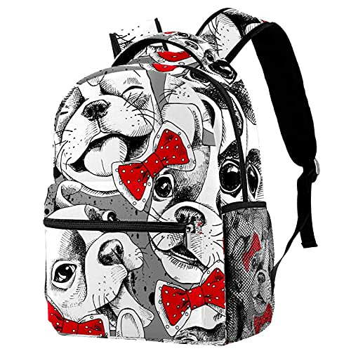 Sac à dos ordinateur léger anti mal de dos motif chien fun pour ados
