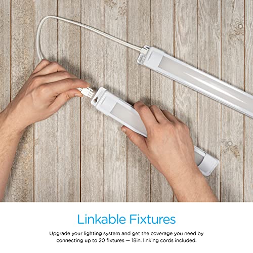 Image of Enbrighten Premium Linkable Under Cabinet Fixture, 36in, LED, Linkable, 1220 Lumens, 3000K Warm White, 38847-T1