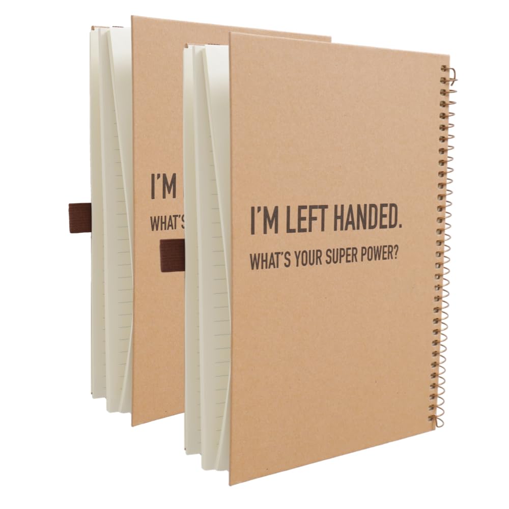 Urby Left Handed Notebooks College Ruled, 160 Pages 1 Subject, Hard Cover, Size 8.5" X 5.7"