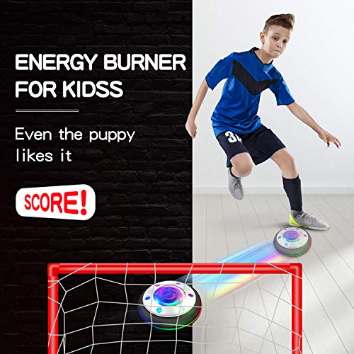 image for WisToyz Kids Toys Hover Soccer Ball Set Rechargeable Air Soccer, Indoo