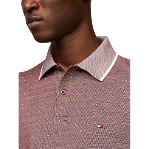 Tommy Hilfiger Mens Short Sleeve Casual Polo Shirts in Regular Fit with Interlocked Cotton2