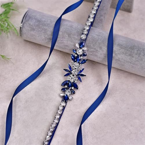 Women Rhinestones Bridal Ribbon Belt Banquet Evening Dress Sash Pearl Party Wedding Accessories3