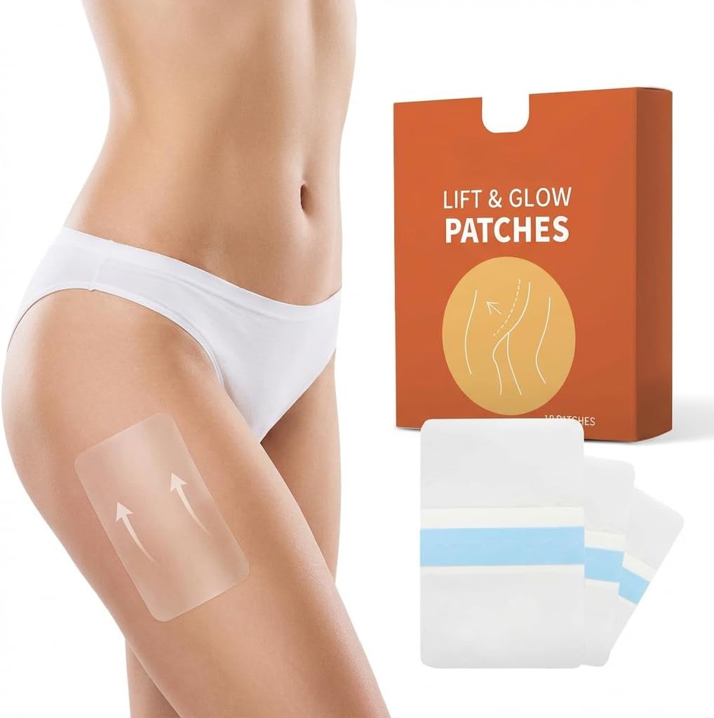 Thigh Lift Tape for Women, Invisible Waterproof Skin Tape for Loose Skin, Anti-Chafing Anti-Friction Body Tape for Legs, Appearance Support for Dresses, Sports and Daily Wear(1 Box)