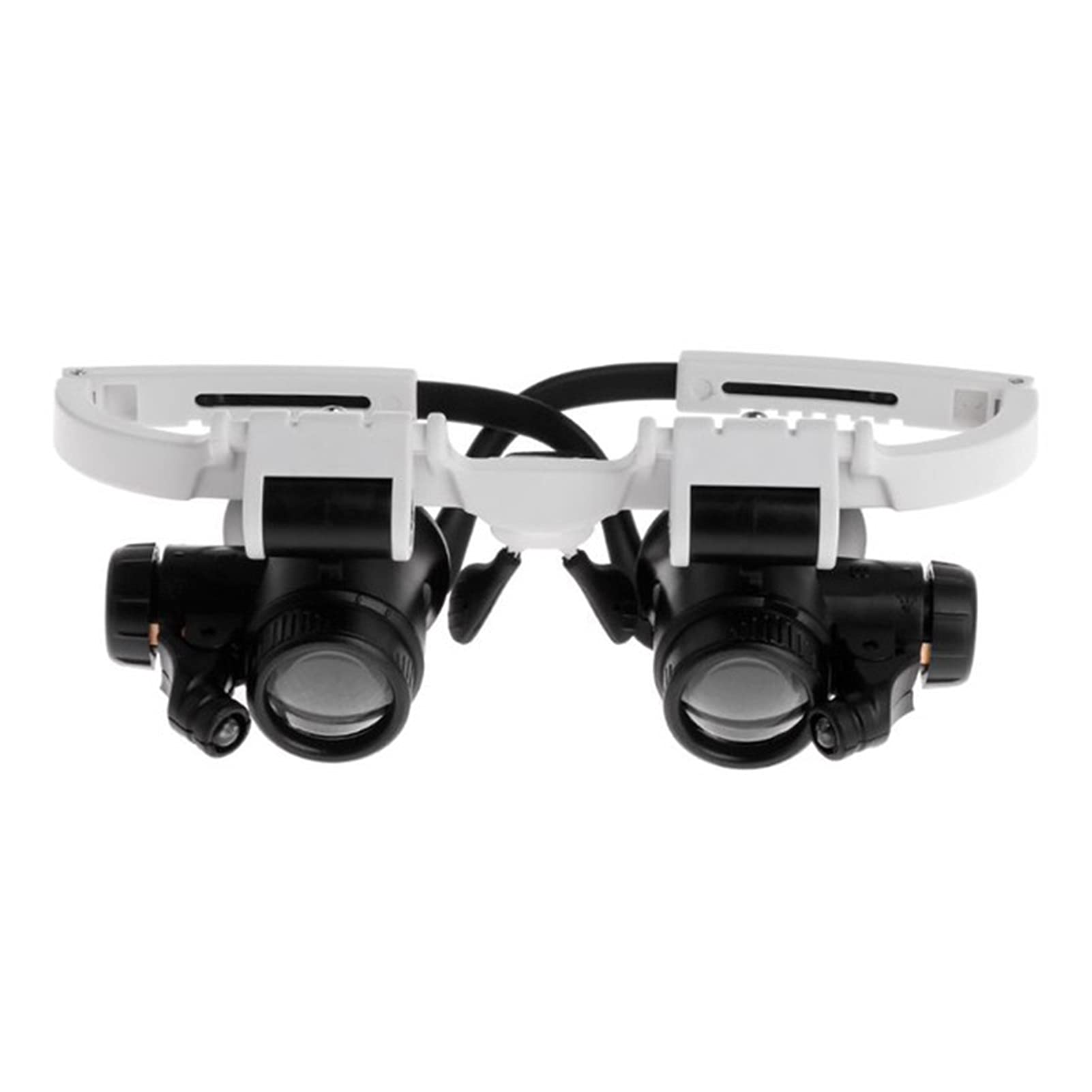 asdchZen Head Magnifier Glasses,Headband Magnifying Glass Magnifying Glass Glasses Loupes Magnifier Eyewear With Lighting Watch Repair 8 X 15X 23X Jewelry Loupe Lens