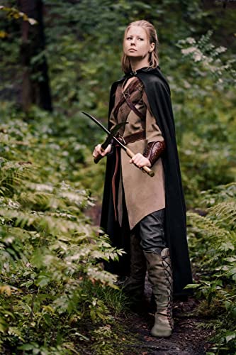 Medieval Legol Genuine Leather High Boots for LARP Fests Ancient Look Cospaly Designed with Artificial Aging Effect for Women Men (7.5) 5 Medieval Legol Genuine Leather High Boots for LARP Fests Ancient Look Cospaly Designed with Artificial Aging Effect for Women Men (7.5)