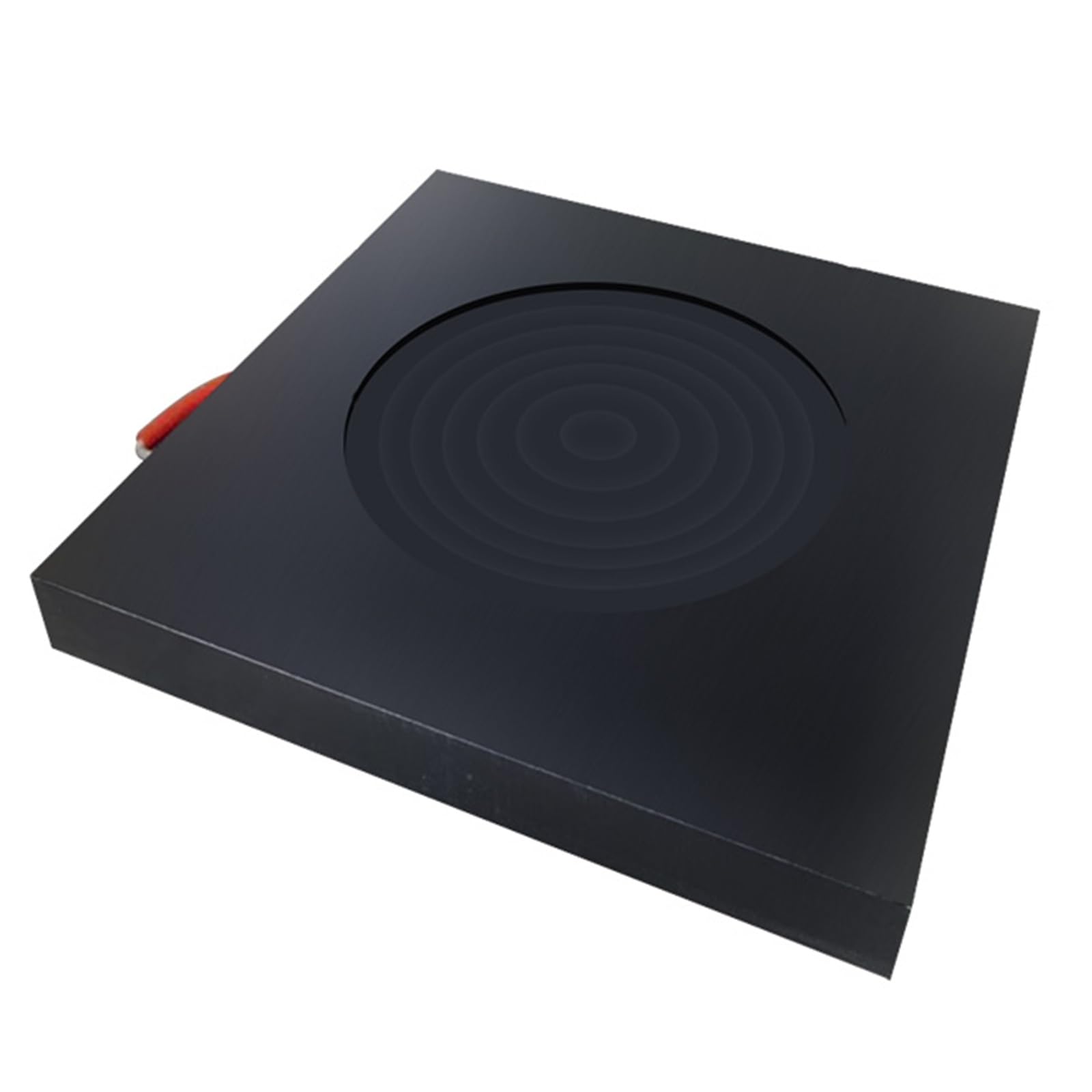 Generisch Hochleistungs-Kranstützplatte, 50 x 50 x 8 cm (19,7" x 19,7" x 3,1"), Stabilisierungs-Stützplatte mit Griff, ideal für Wohnmobile, LKWs und Anhänger auf Schotter-, ERD- und Betonoberflächen