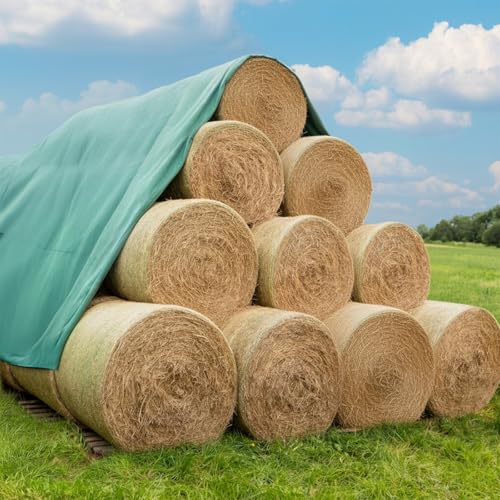 VOSS.farming Heuvlies 12 2 x 6m Strohvlies Strohballenschutz Rundballen-Vlies 140g/m