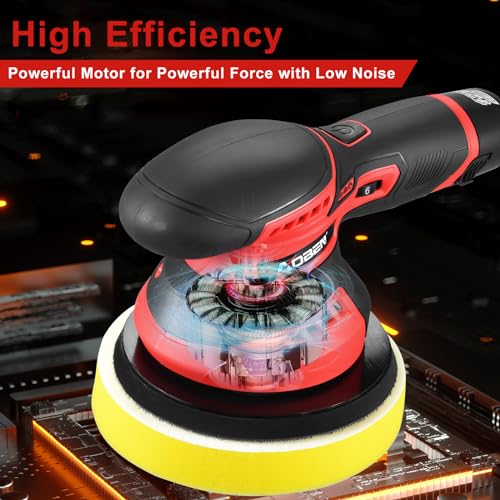 Aoben AB3503-2 Cordless Buffer Polisher,2 X 2000Mah Batteries,Car Polisher Kit thumb #3