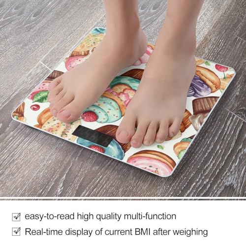Báscula digital de baño con plataforma de vidrio templado miniatura 5