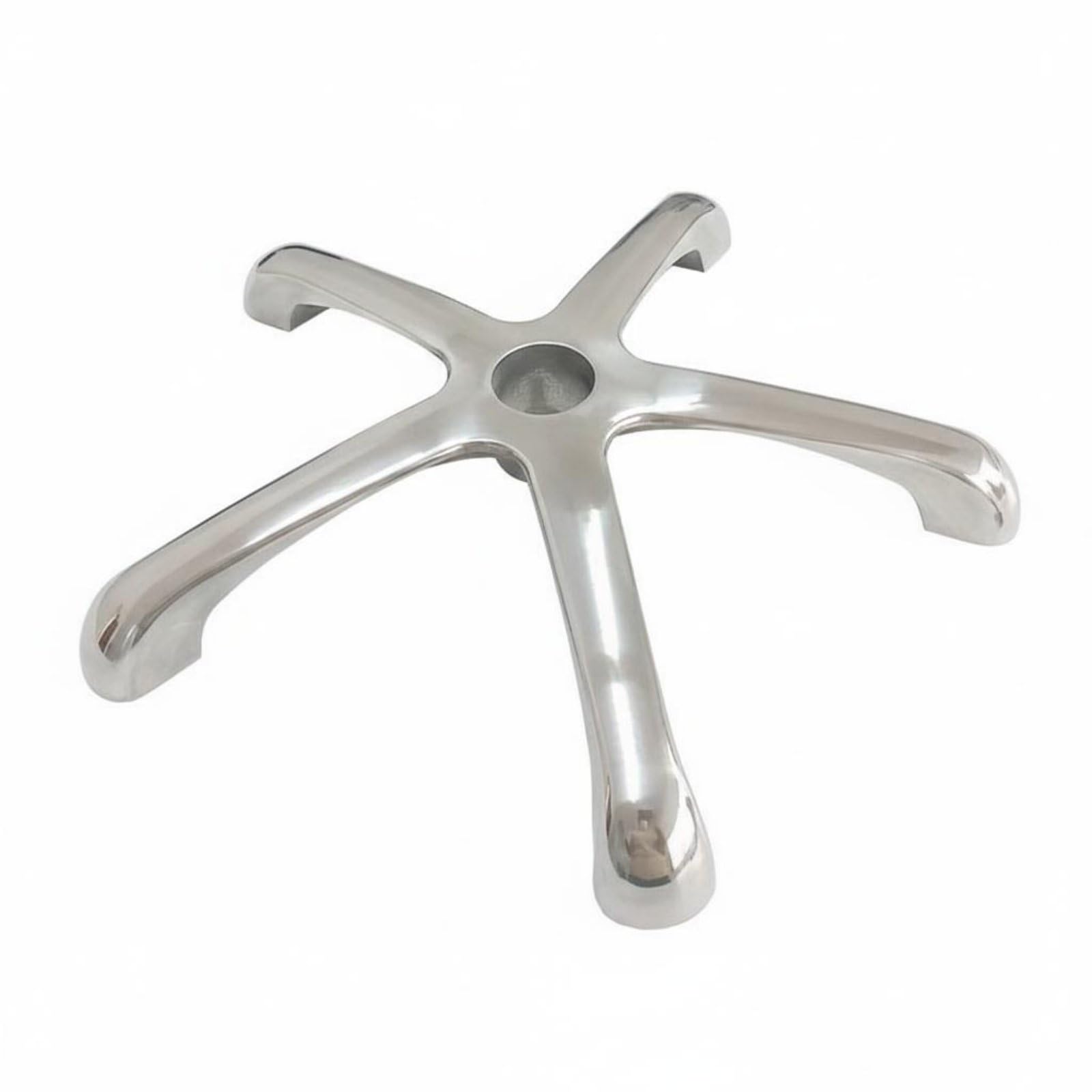 Robust Metal Construction Office Chair Star Base Precision Made Computer Chair 5 Leg Base Easy Installation Polished Finish for DIY Enthusiasts, Gamers, 240MM Horseshoe Leg-image-17