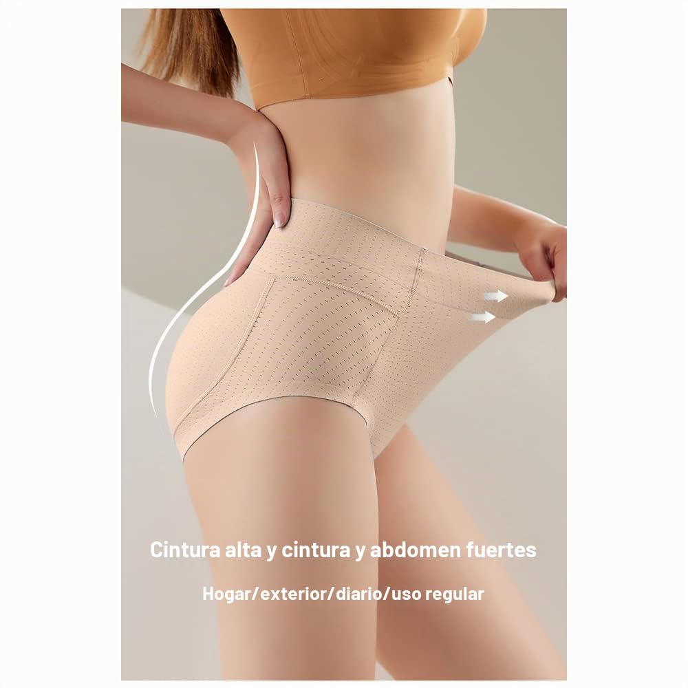 3 bragas push up para mujer, pantuflas acolchadas sin costuras, pushup, levantamiento de glúteos, realzador de cadera, faja moldeadora, bragas para realzar la cadera