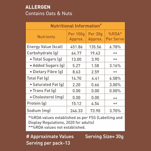 Image of Gaia Crunchy Millet Muesli | Chocolate & Cranberry | Source of Protein | High in Dietary Fibre | Zero Trans-Fat | Zero Cholesterol | For Weight Loss 1kg