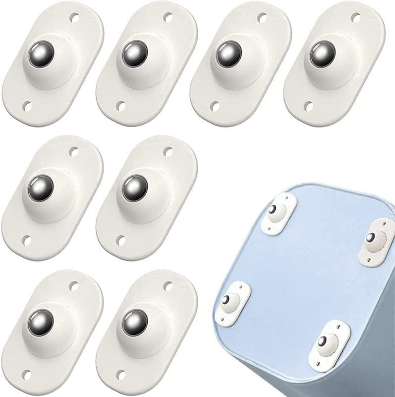 Brocade Enterprise 8 Pc Self Adhesive Mini Swivel Casters Wheels,Universal Wheels at The Bottom of The Storage Box, Swivel Caster Wheels 360 Degree Rotation Pulley for Furniture Various Storage Boxes, caster wheel castor wheels furniture wheels universal wheel for furniture caster wheels self adhesive mini caster wheels mini swivel casters wheels mini wheels trolley wheels set of 4 360 degree wheels for furniture