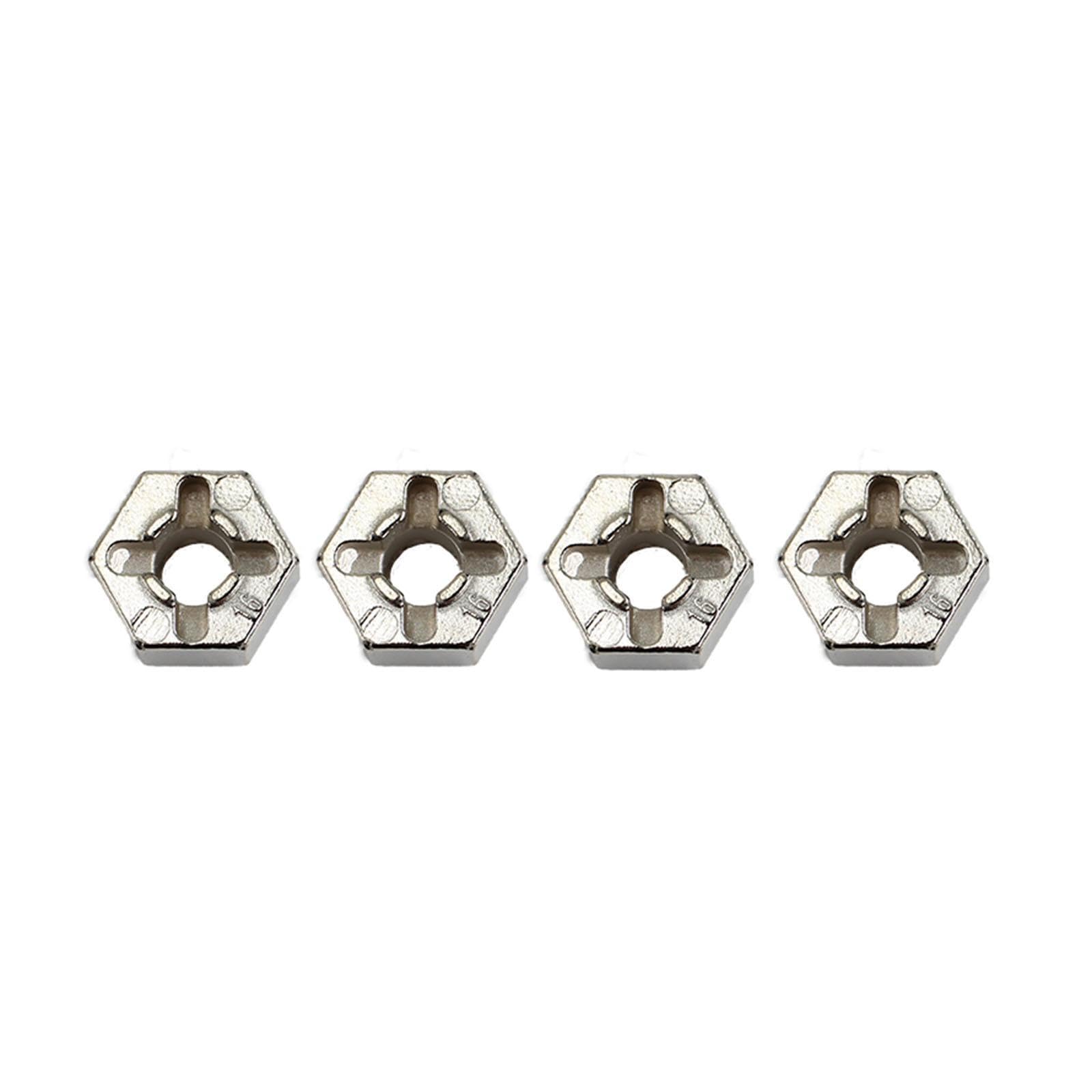 kowaku Juego de 4 Ruedas y neumáticos de 85 mm para Coche RC (Repuesto para 16102Pro, Escala 1/16