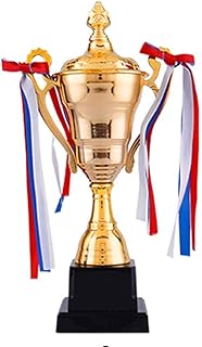 BAFAFA Large Competition Trophy Sports Trophy Desktop Decoration Trophy Golden Resin Trophy Used in Clubs, stadiums (Color : Gold, Size : 28cm) Trophy (Color : Gold, Size : 36cm)