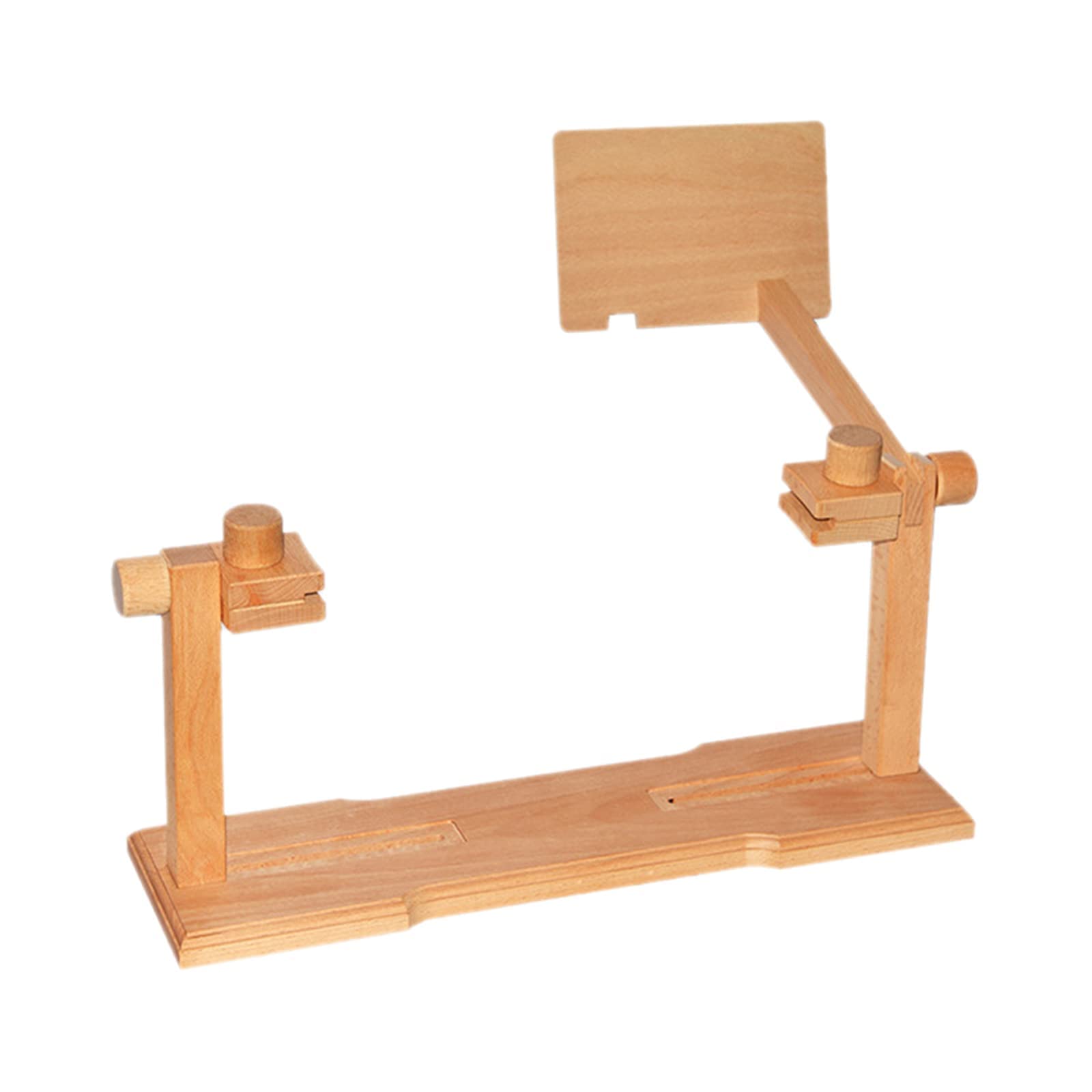 Tubayia Soporte de punto de cruz de madera de haya, para bordar, aro, marco redondo, herramientas de costura